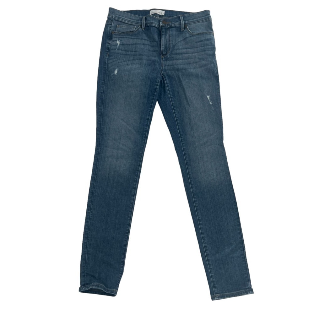 Ann Taylor Loft Distressed Modern Skinny Jeans Size 28 Women’s